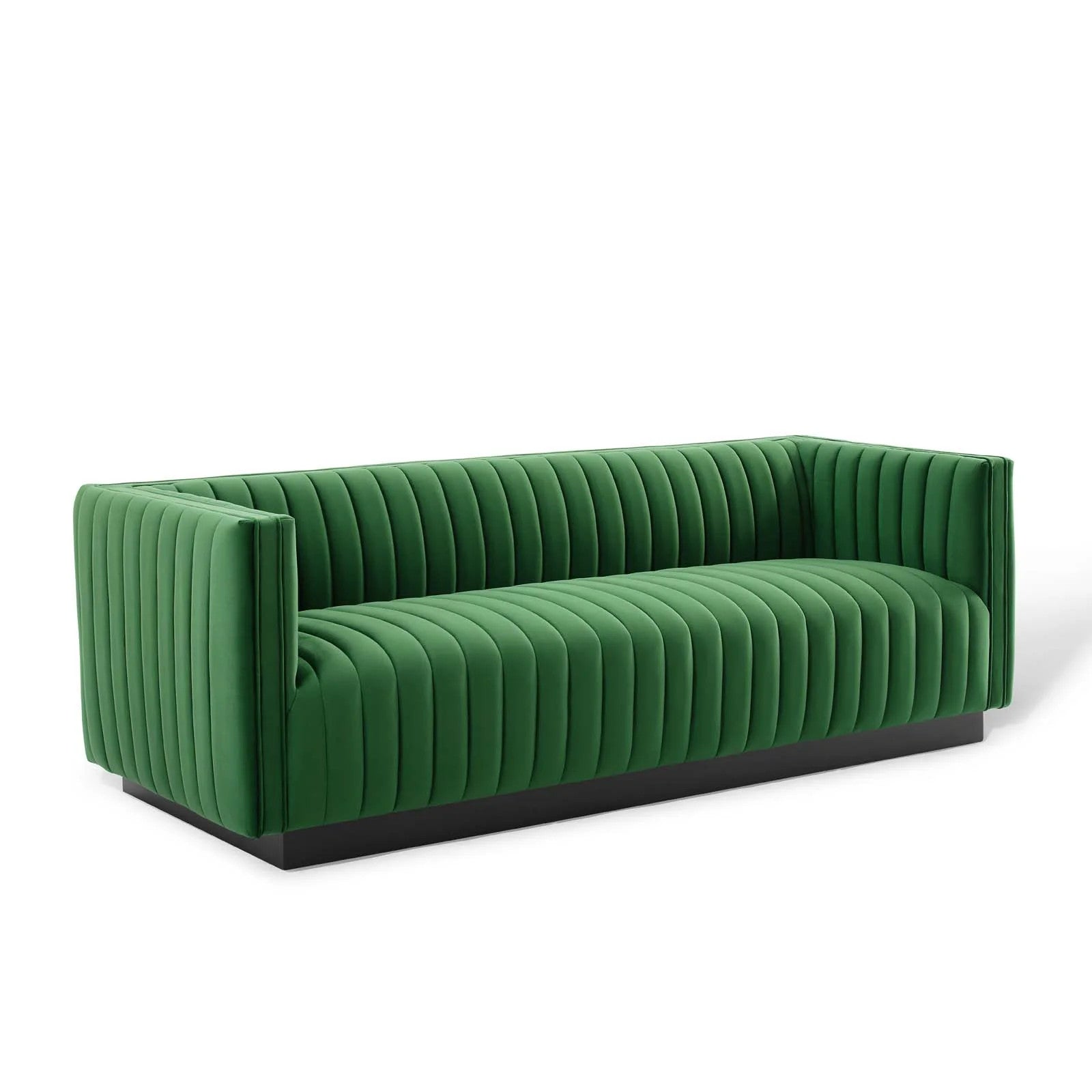 Modway Conjure Channel Tufted Velvet Sofa