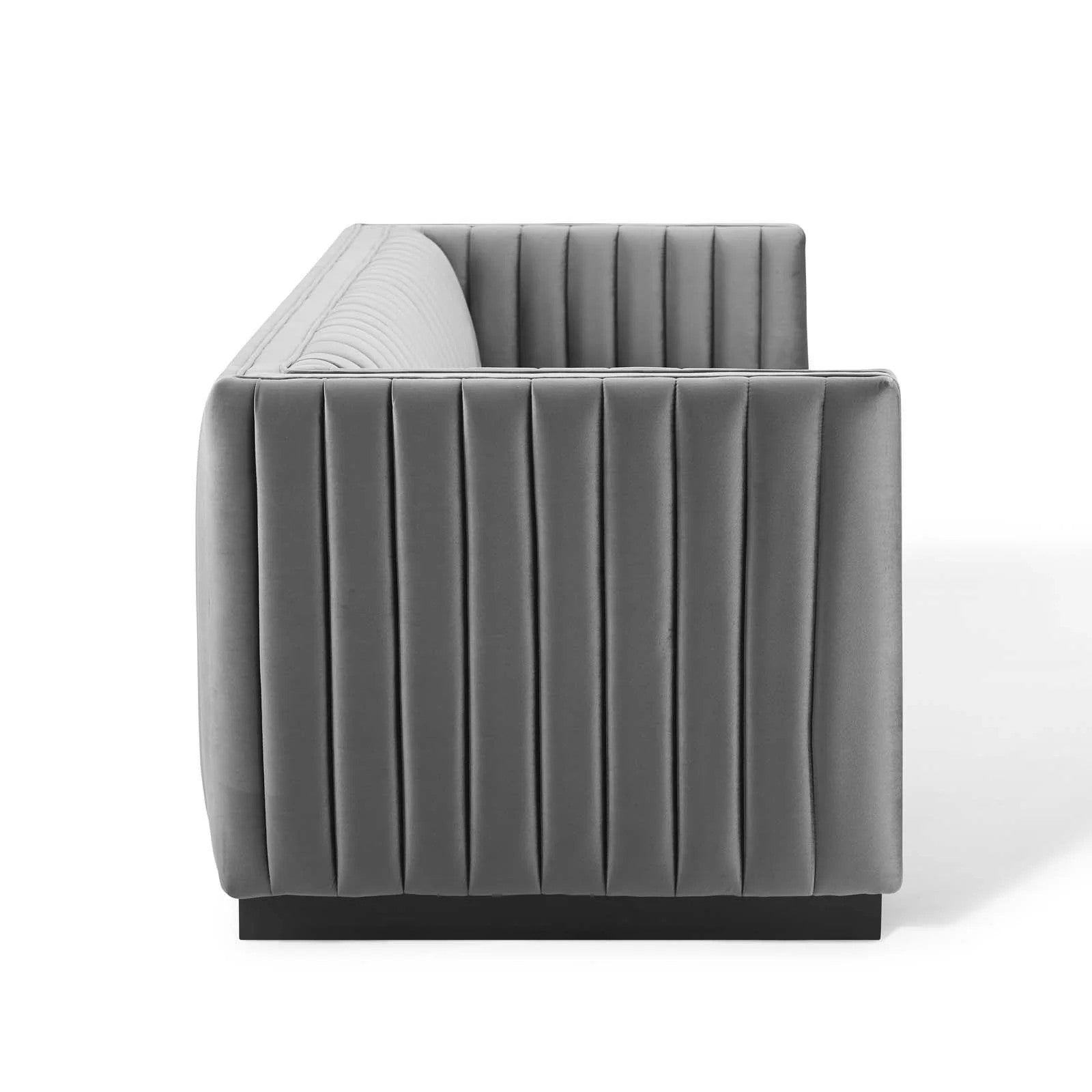 Modway Conjure Channel Tufted Velvet Sofa