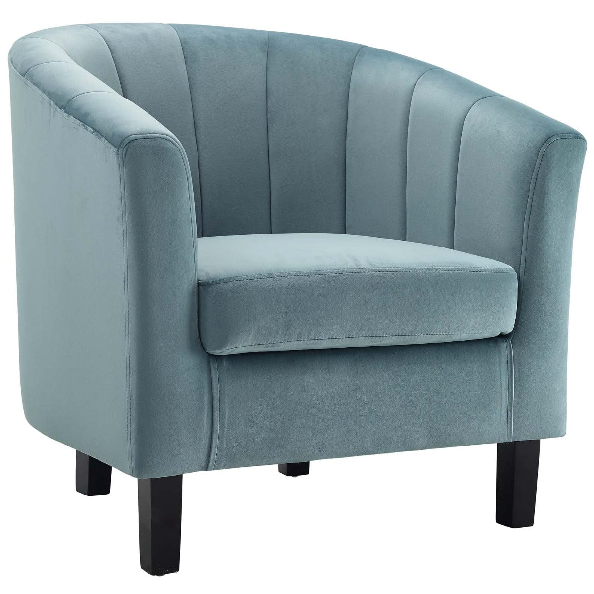 Modway Prospect Channel Tufted Performance Velvet Armchair Set of 2