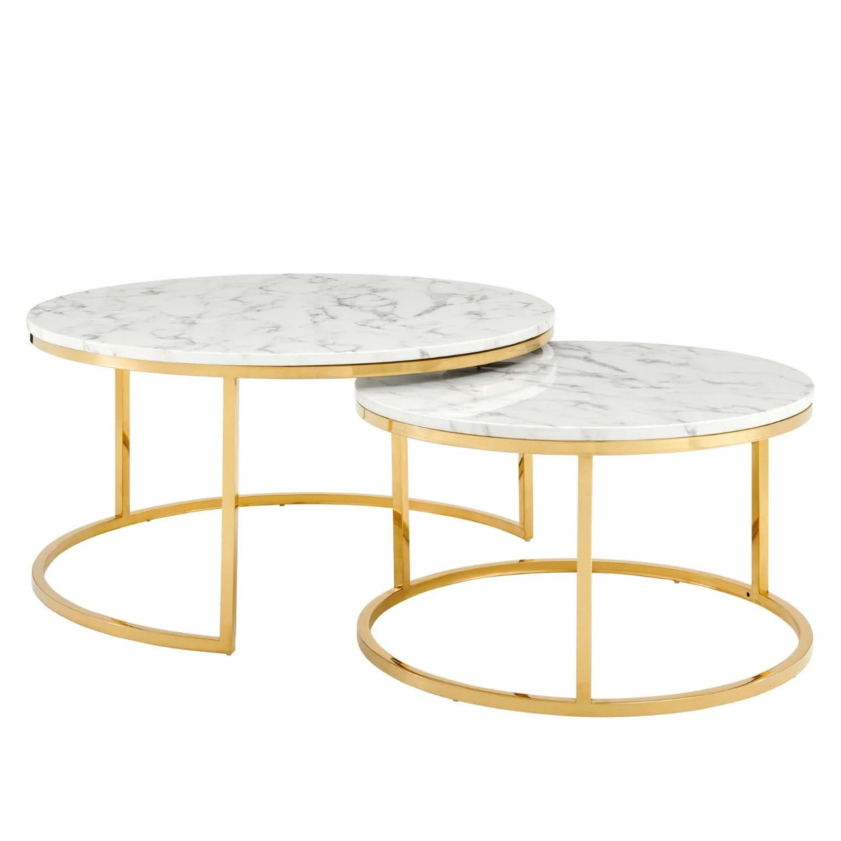 Modway Ravenna Artificial Marble Nesting Coffee Table