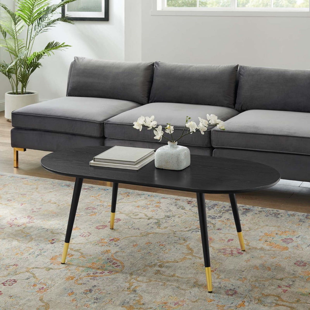 Modway Vigor 47" Oval Coffee Table