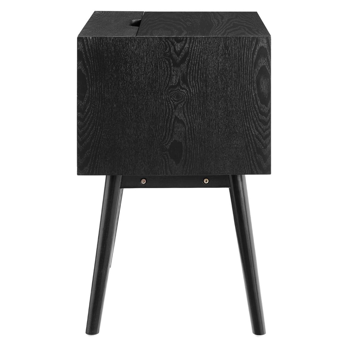 Modway Ember Wood Nightstand With USB Ports