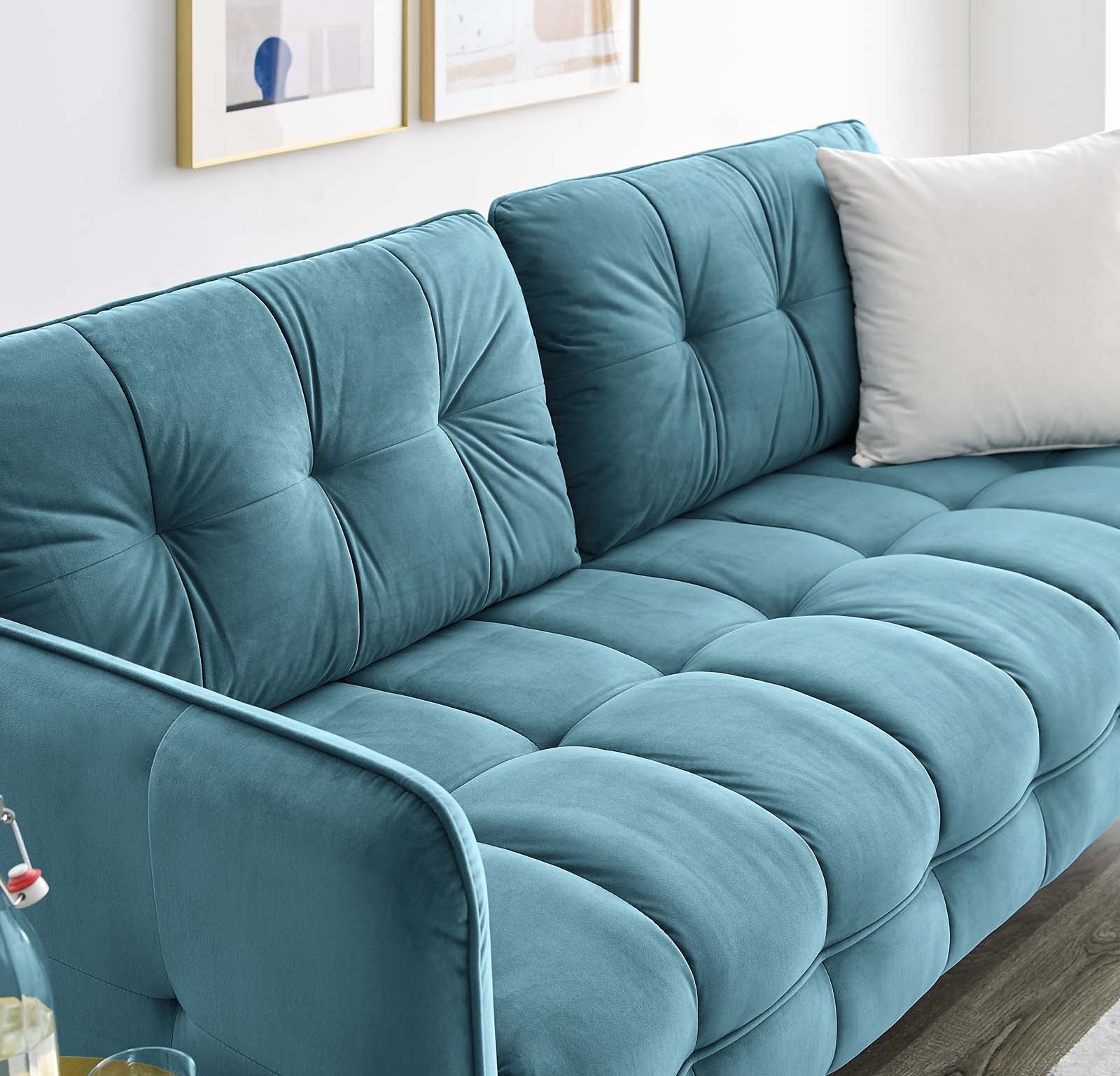 Modway Cameron Tufted Performance Velvet Sofa