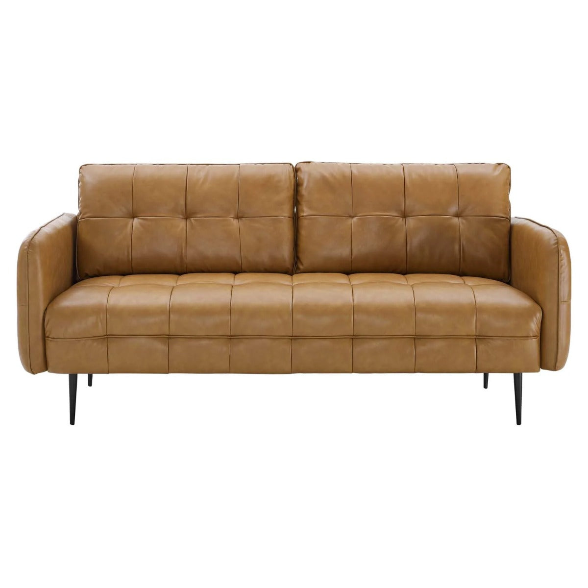 Modway Cameron Tufted Vegan Leather Sofa