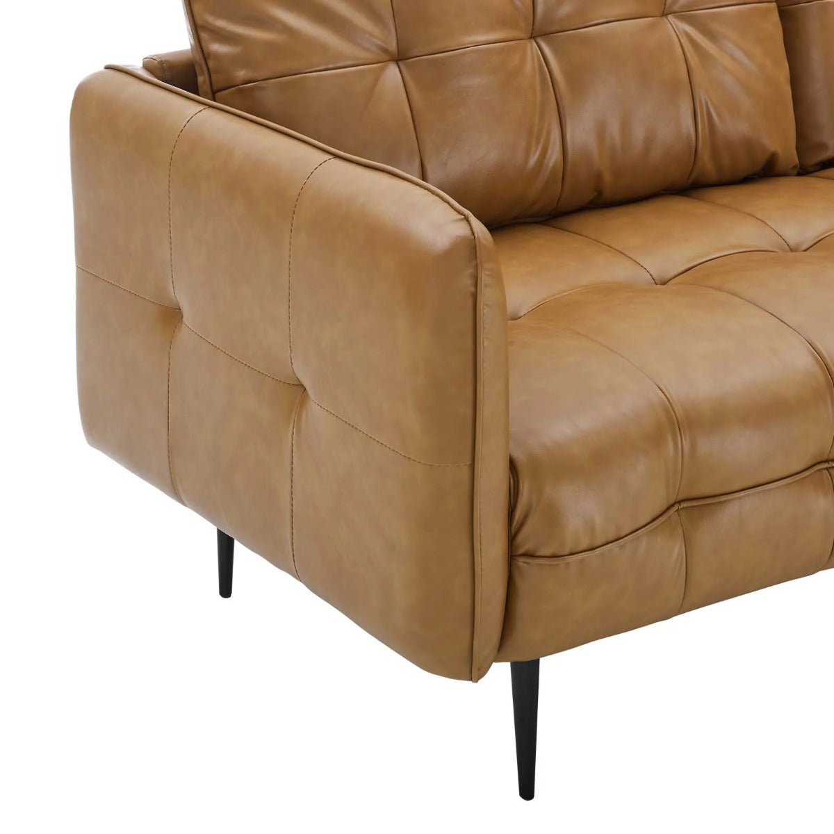 Modway Cameron Tufted Vegan Leather Sofa