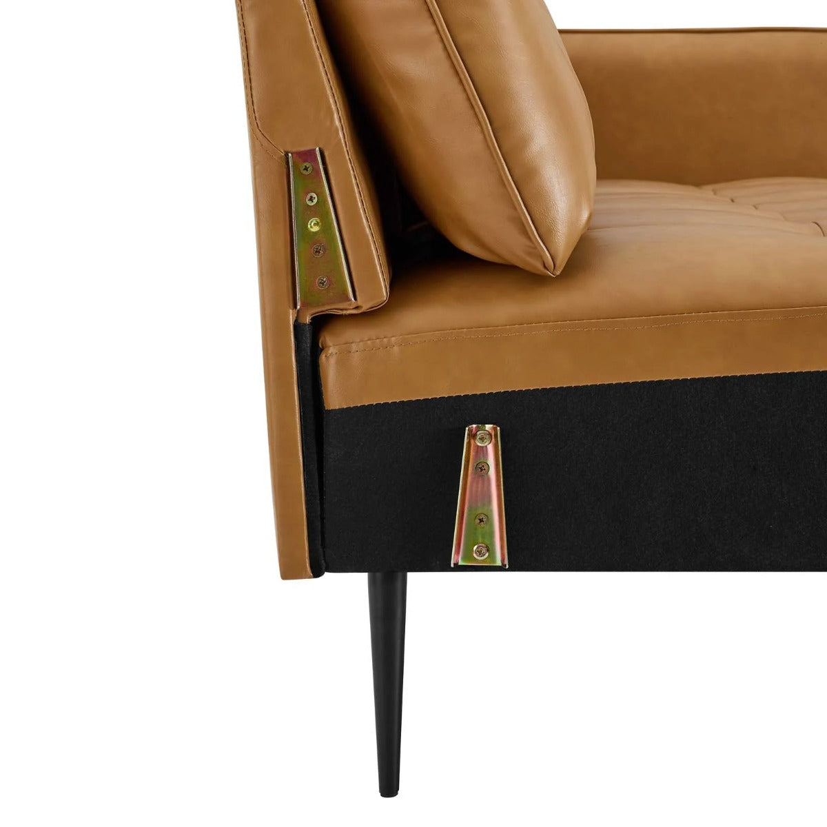 Modway Cameron Tufted Vegan Leather Sofa