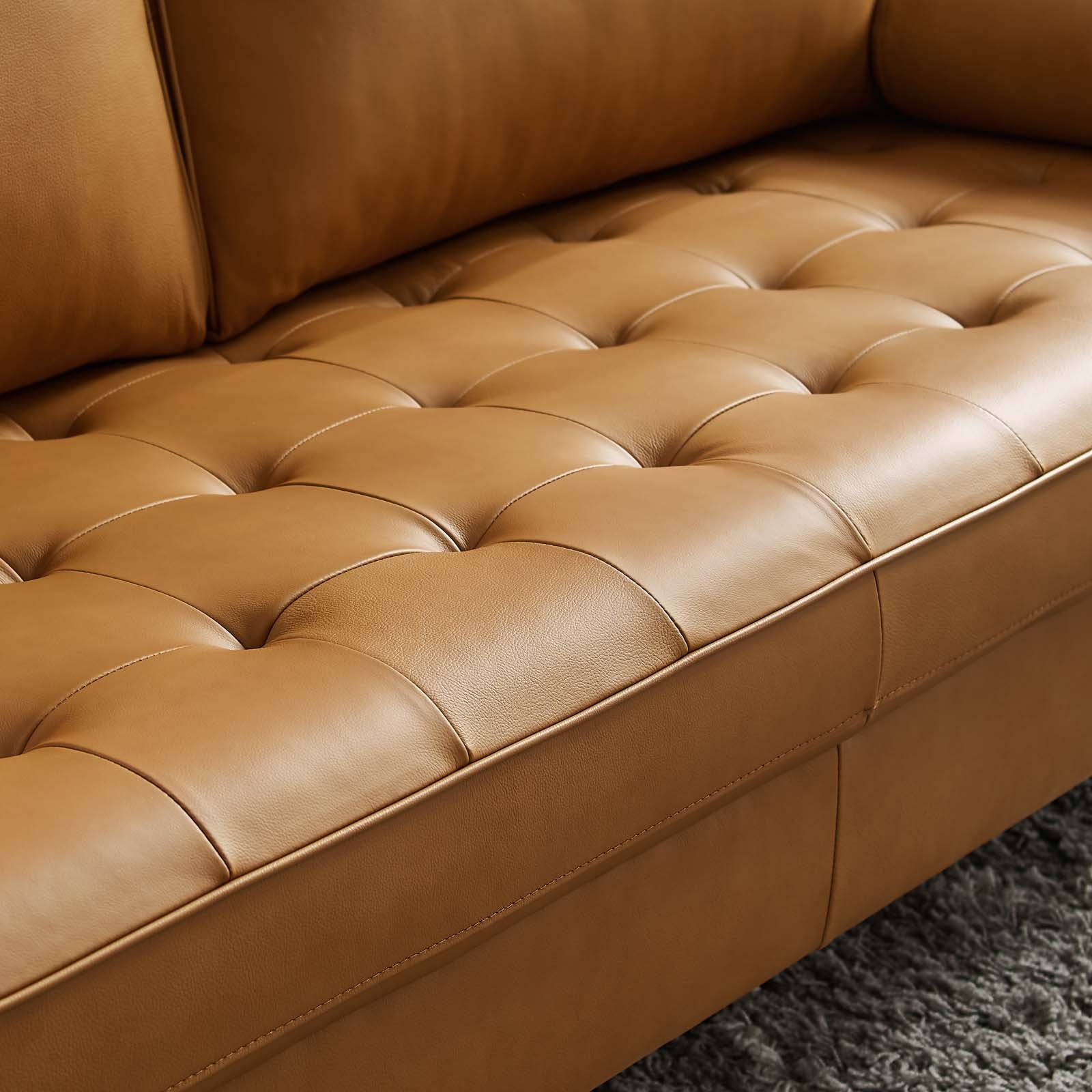 Modway Valour Leather Sofa