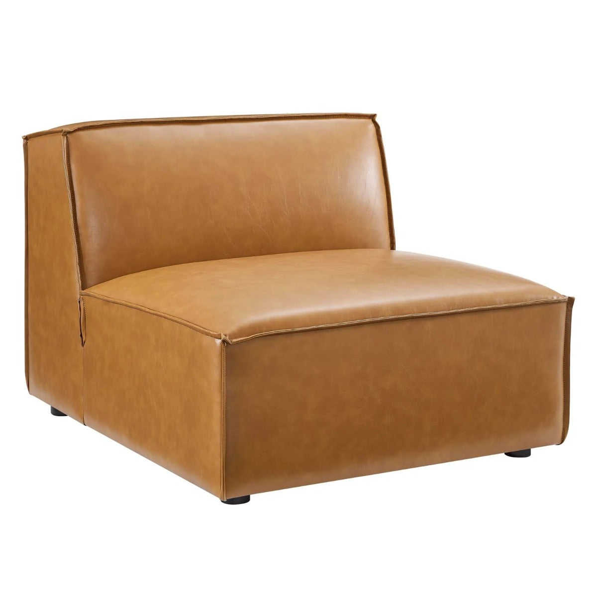 Modway Restore 5-Piece Vegan Leather Sectional Sofa