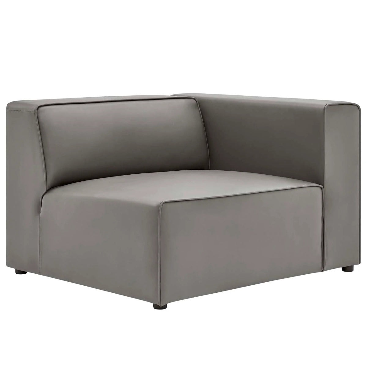 Modway Mingle Vegan Leather 3-Piece Sectional Sofa