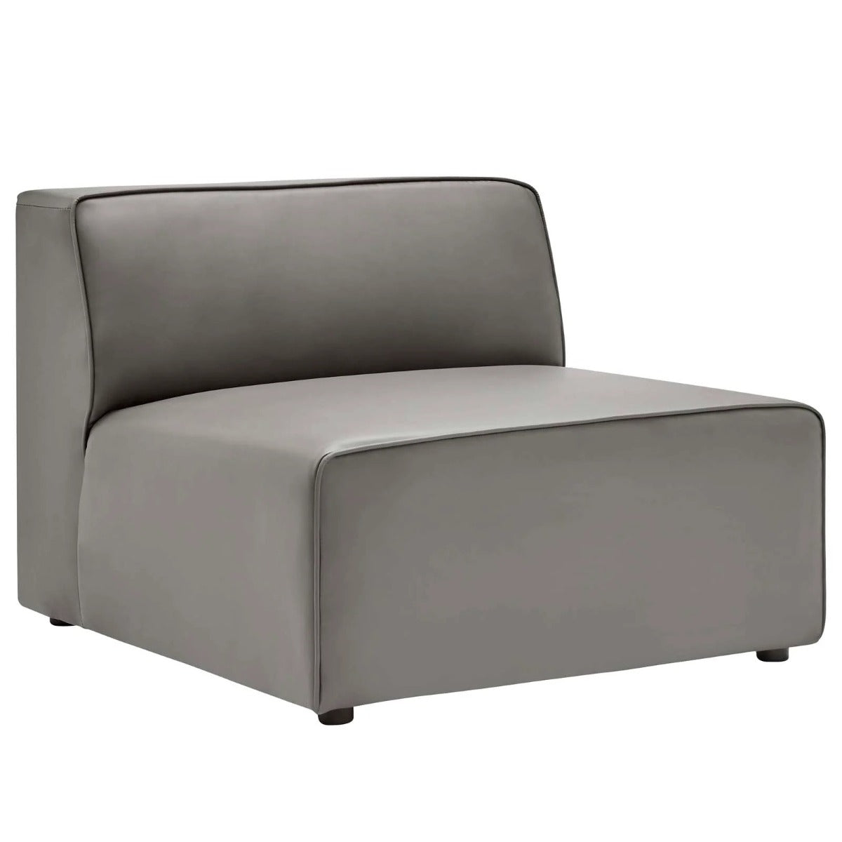 Modway Mingle Vegan Leather 3-Piece Sectional Sofa