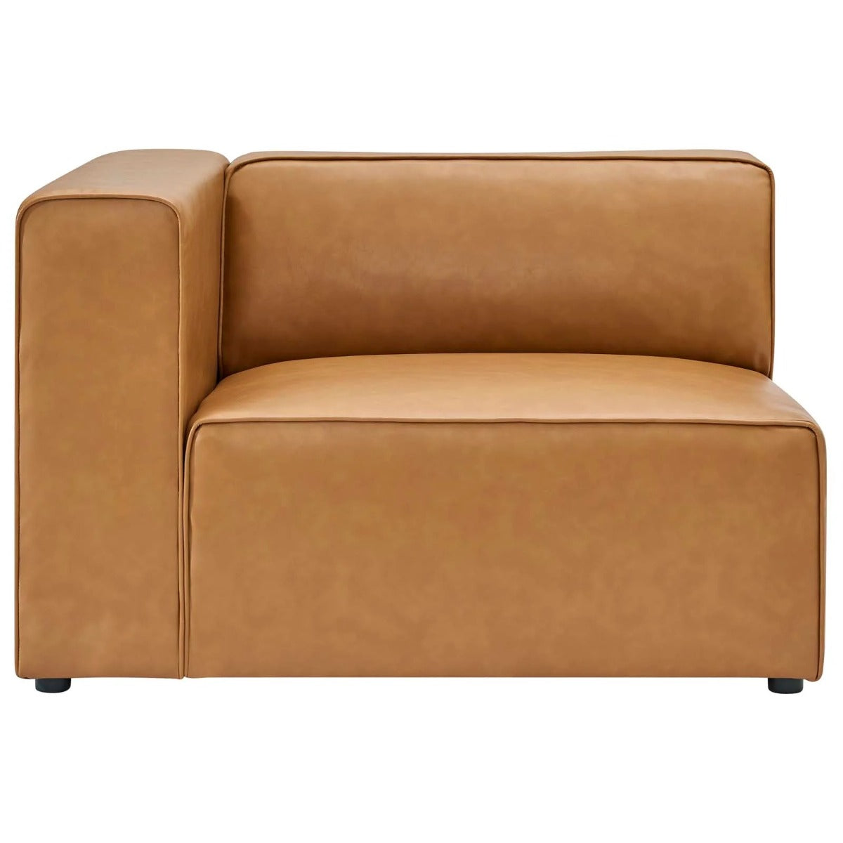 Modway Mingle Vegan Leather 3-Piece Sectional Sofa
