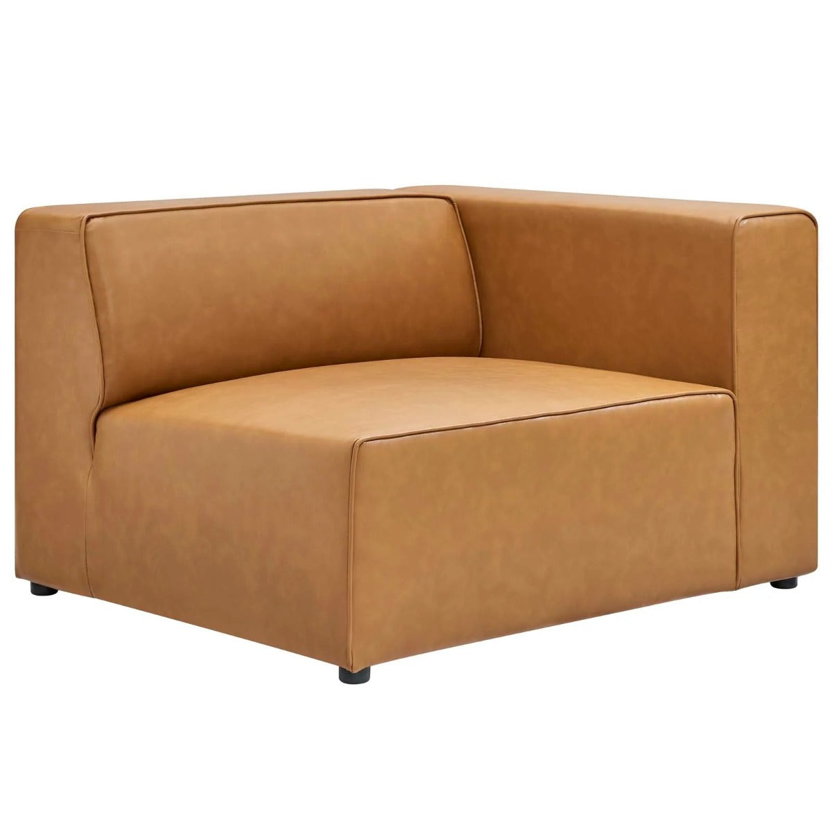 Modway Mingle Vegan Leather 3-Piece Sectional Sofa