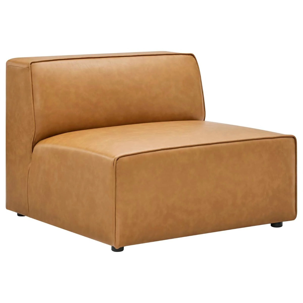 Modway Mingle Vegan Leather 3-Piece Sectional Sofa