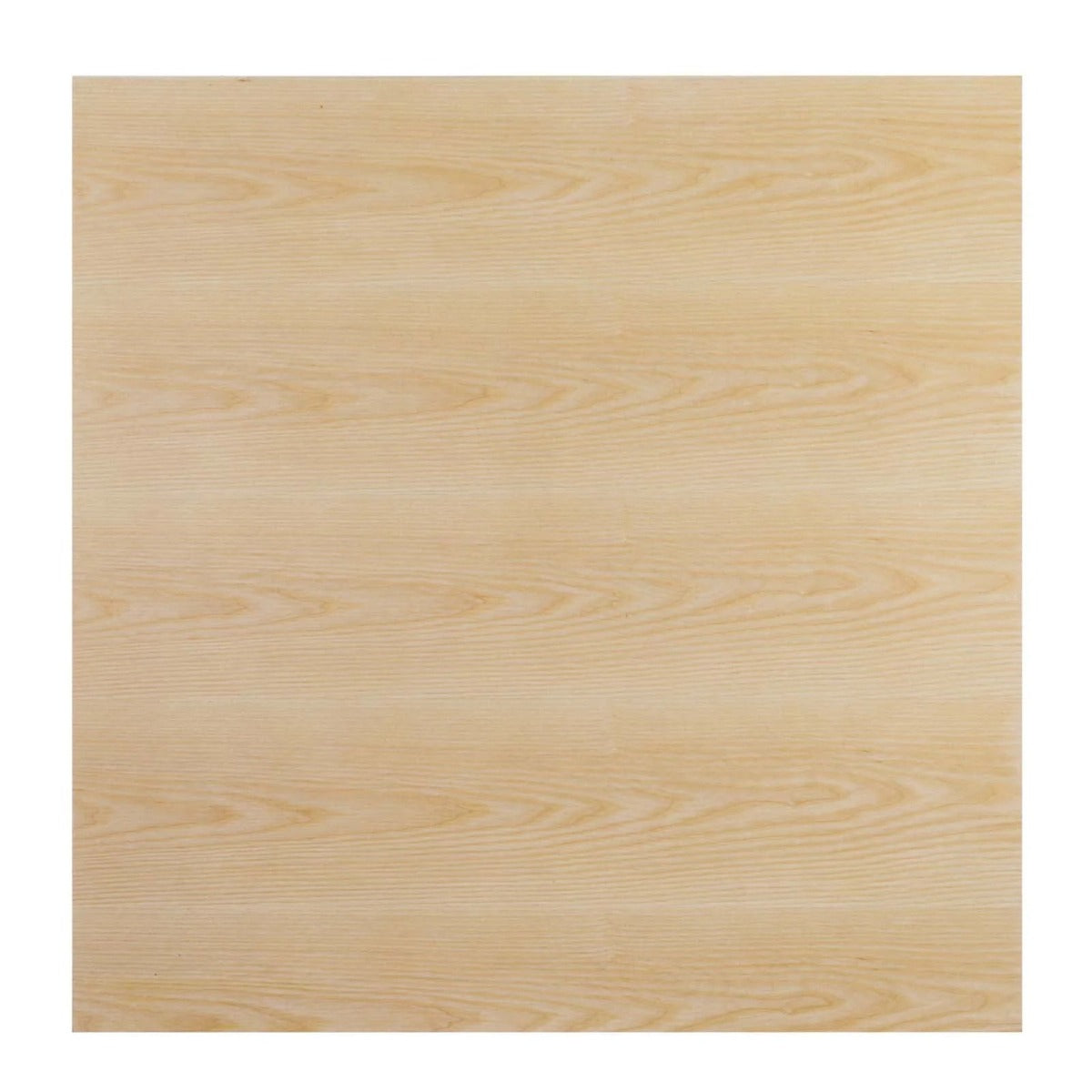 Modway Lippa 40" Square Dining Table White Natural