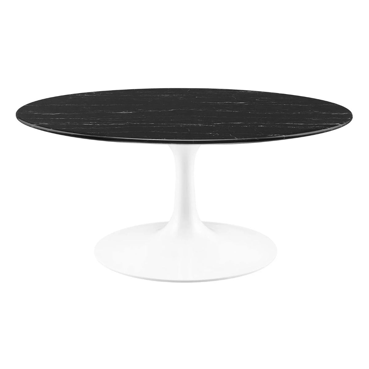 Modway Lippa 36" Round Artificial Marble Coffee Table