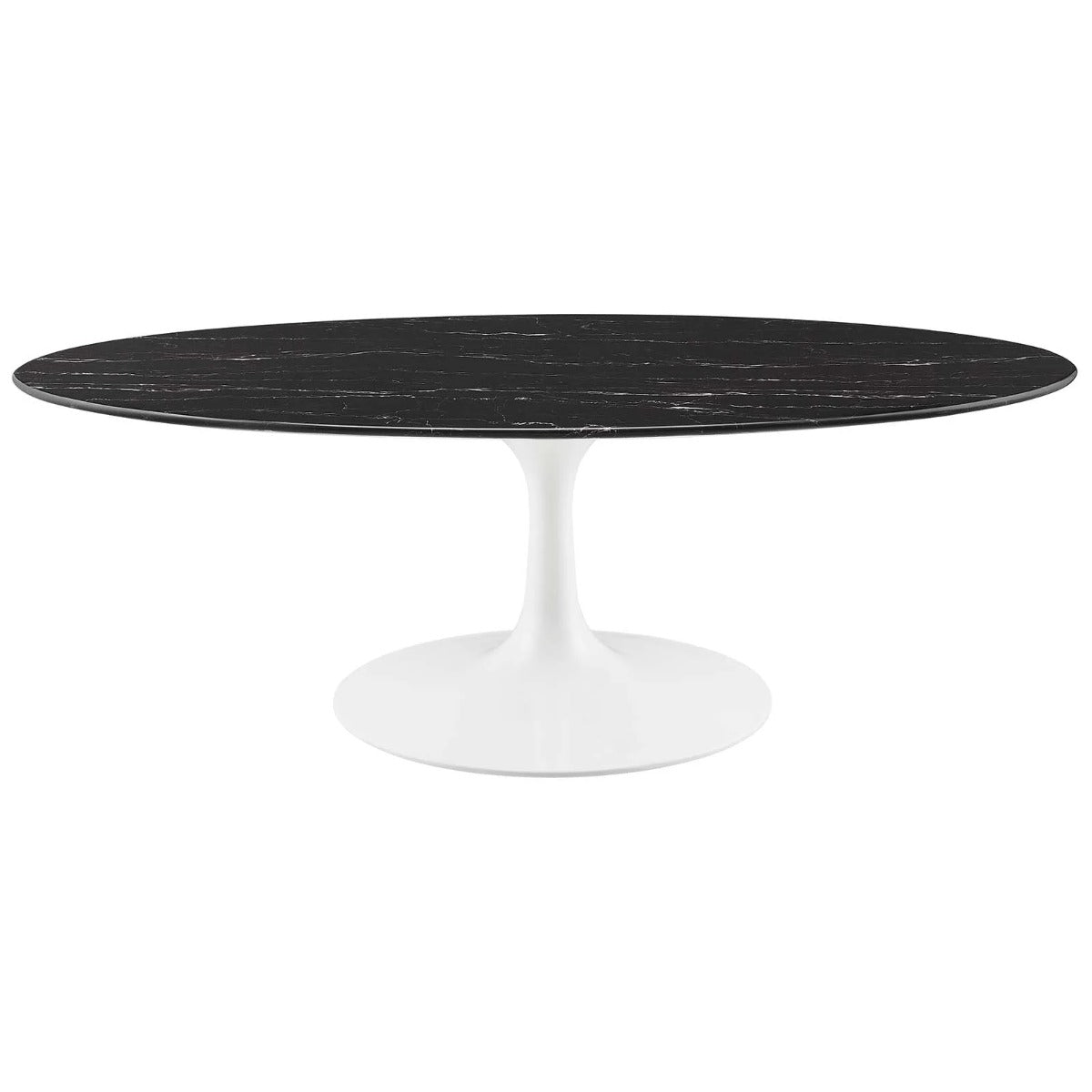 Modway Lippa 48" Oval Artificial Marble Coffee Table
