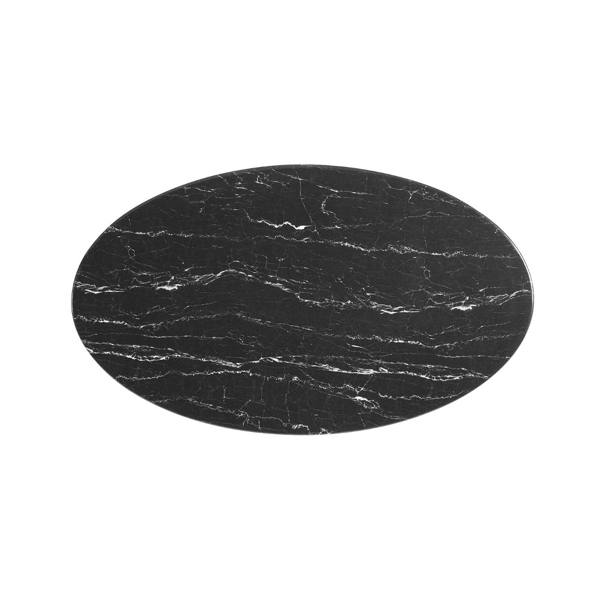 Modway Lippa 48" Oval Artificial Marble Coffee Table