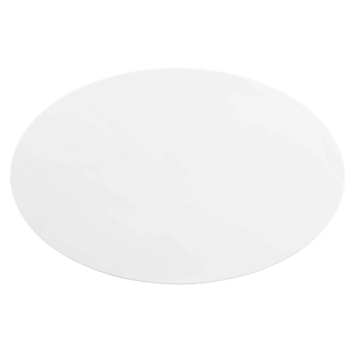 Modway Tupelo 42" Oval Dining Table Gold White
