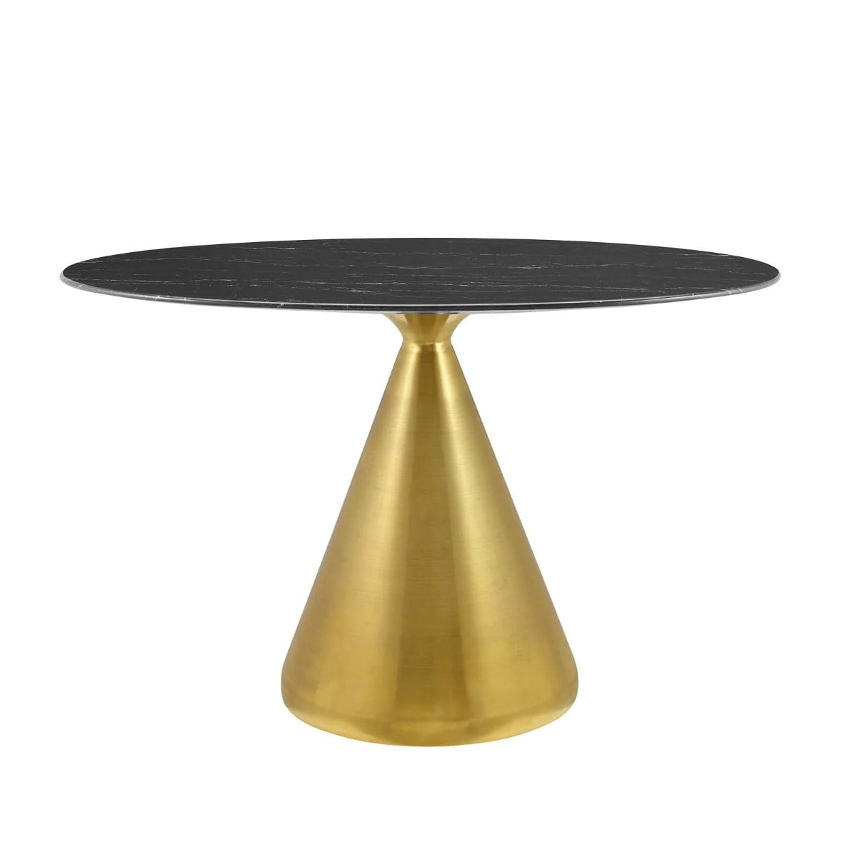 Modway Tupelo 48" Oval Artificial Marble Dining Table