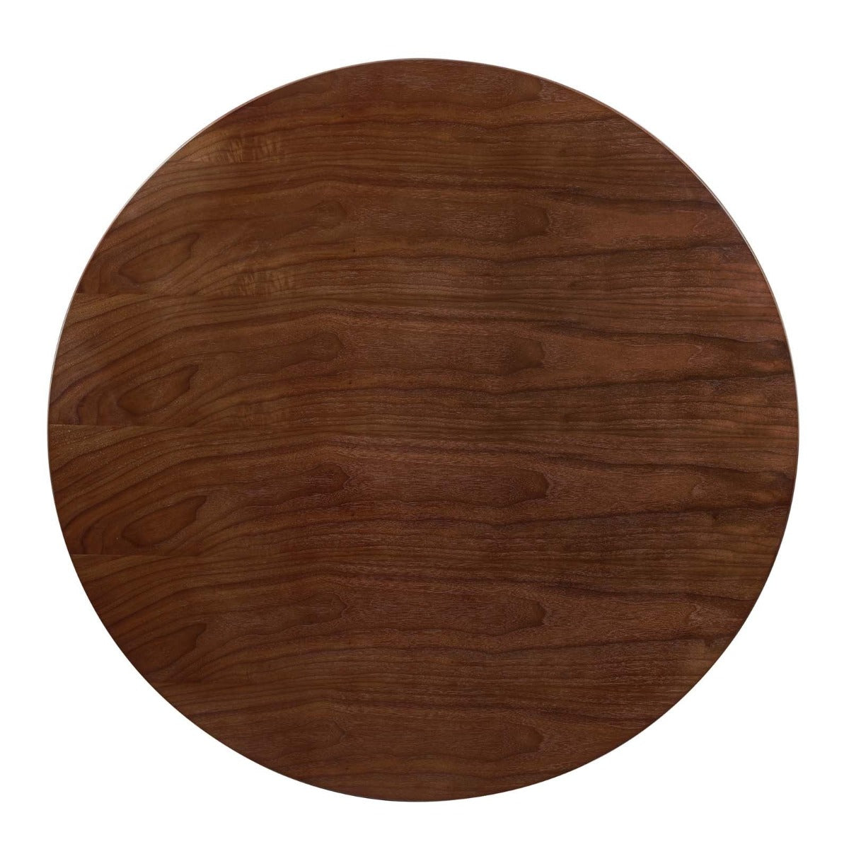 Modway Tupelo 47" Dining Table Gold Walnut