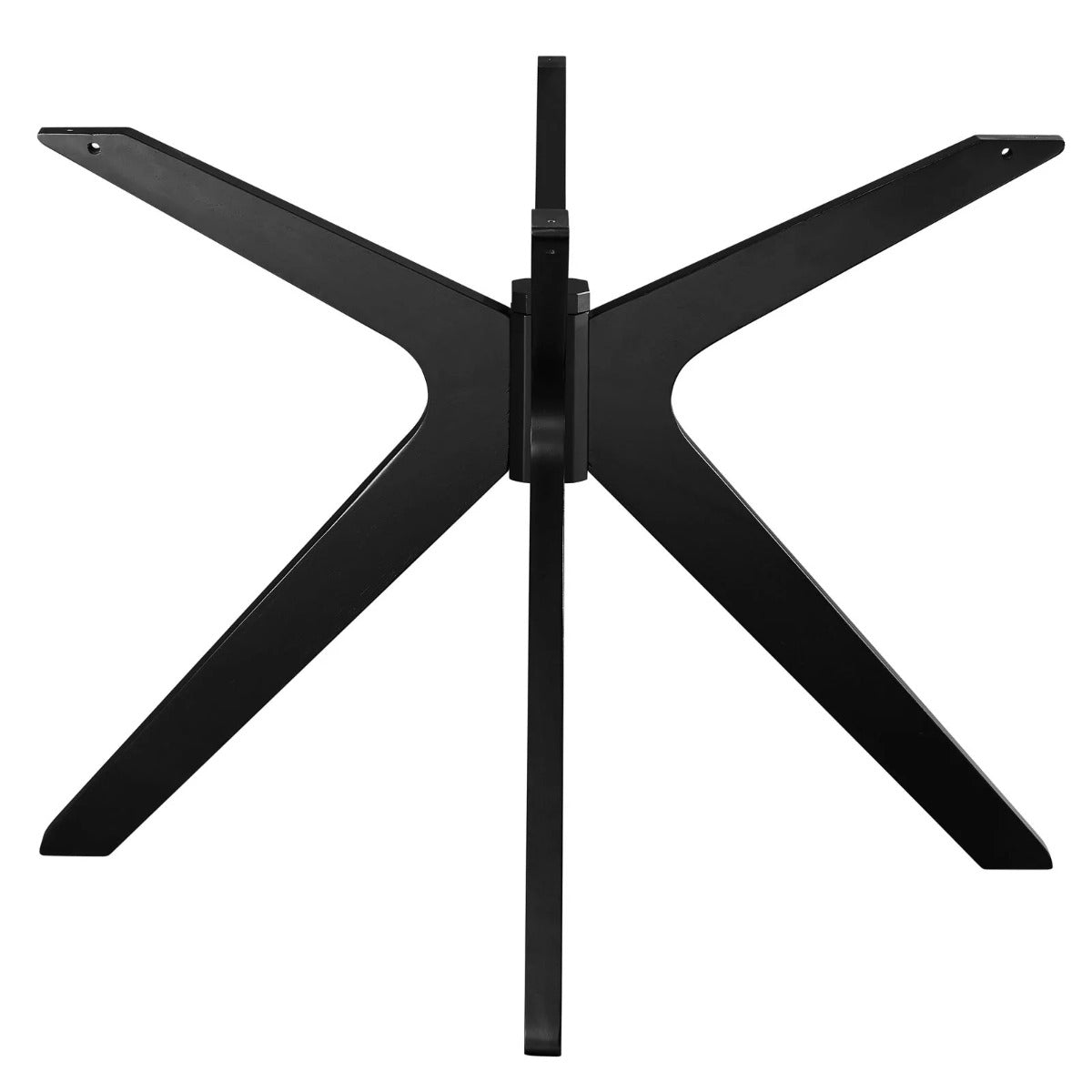 Modway Traverse 50" Round Performance Artificial Marble Dining Table Black White