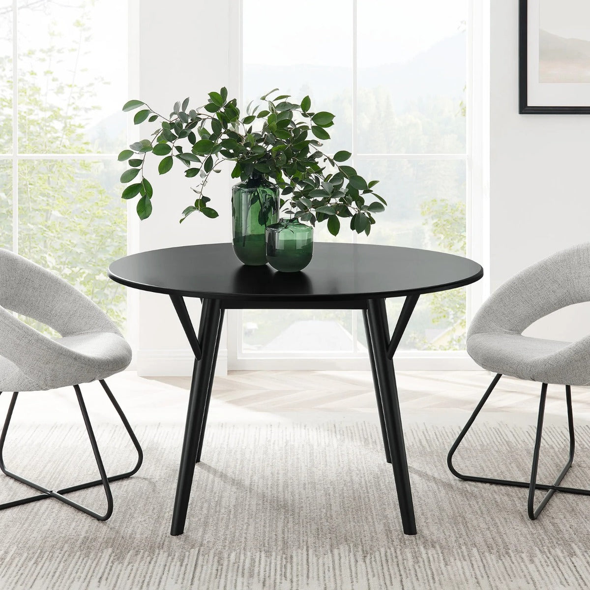 Modway Gallant 47" Dining Table Black