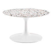 Modway Lippa 28" Round Terrazzo Coffee Table