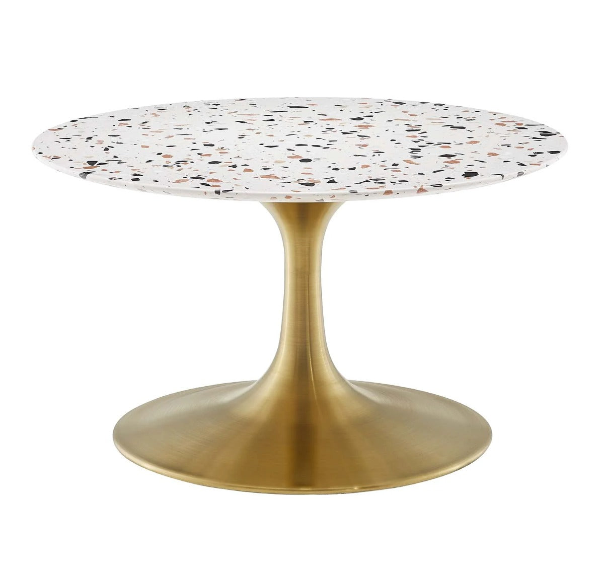 Modway Lippa 28" Round Terrazzo Coffee Table