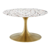 Modway Lippa 28" Round Terrazzo Coffee Table