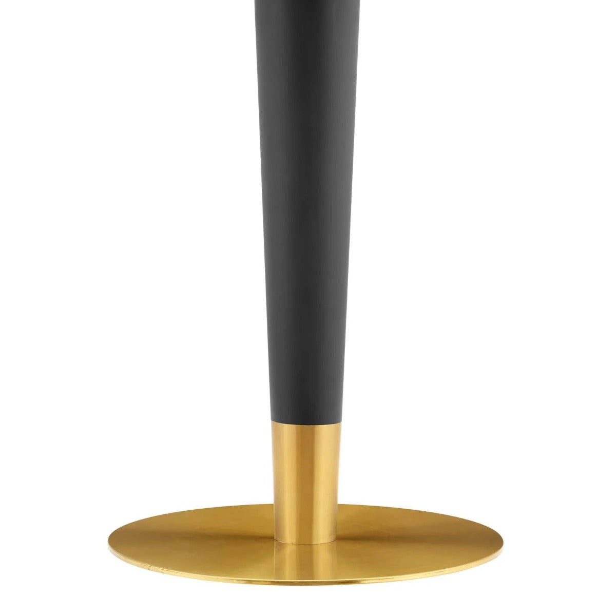 Modway Zinque 36" Round Terrazzo Dining Table Gold White