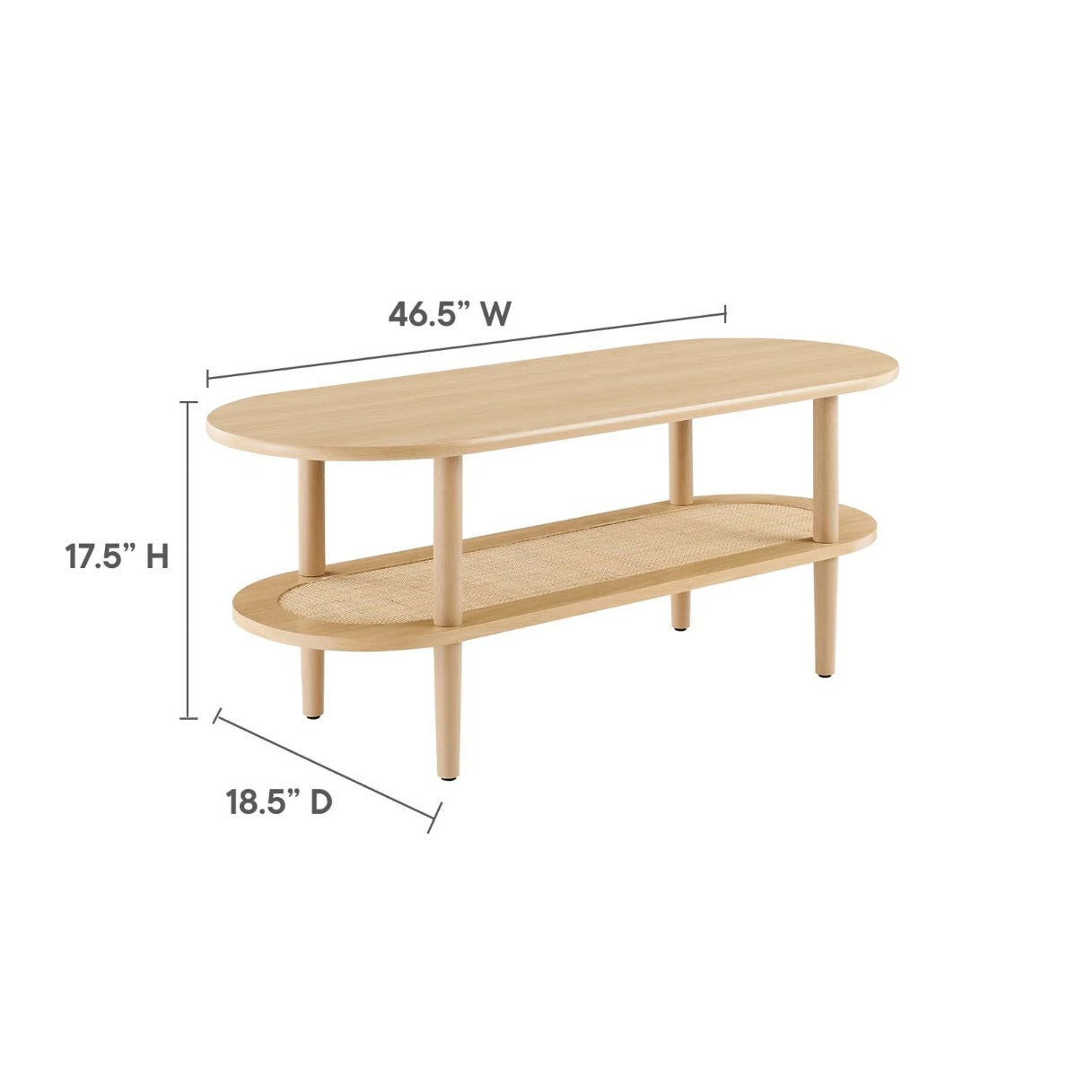 Modway Torus Oval Coffee Table