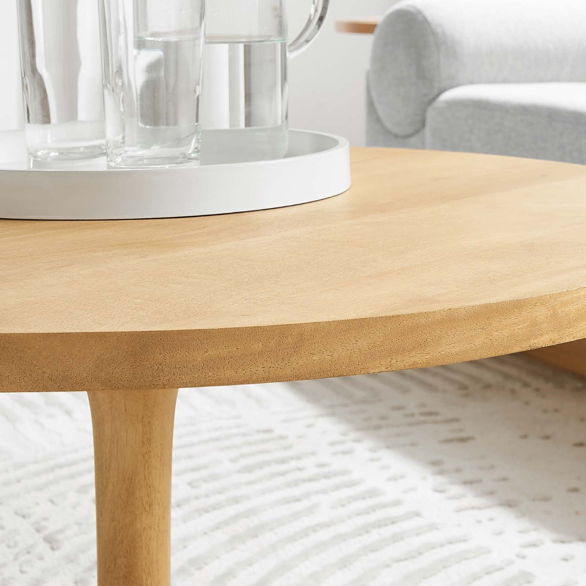 Modway Lina Round Wood Coffee Table
