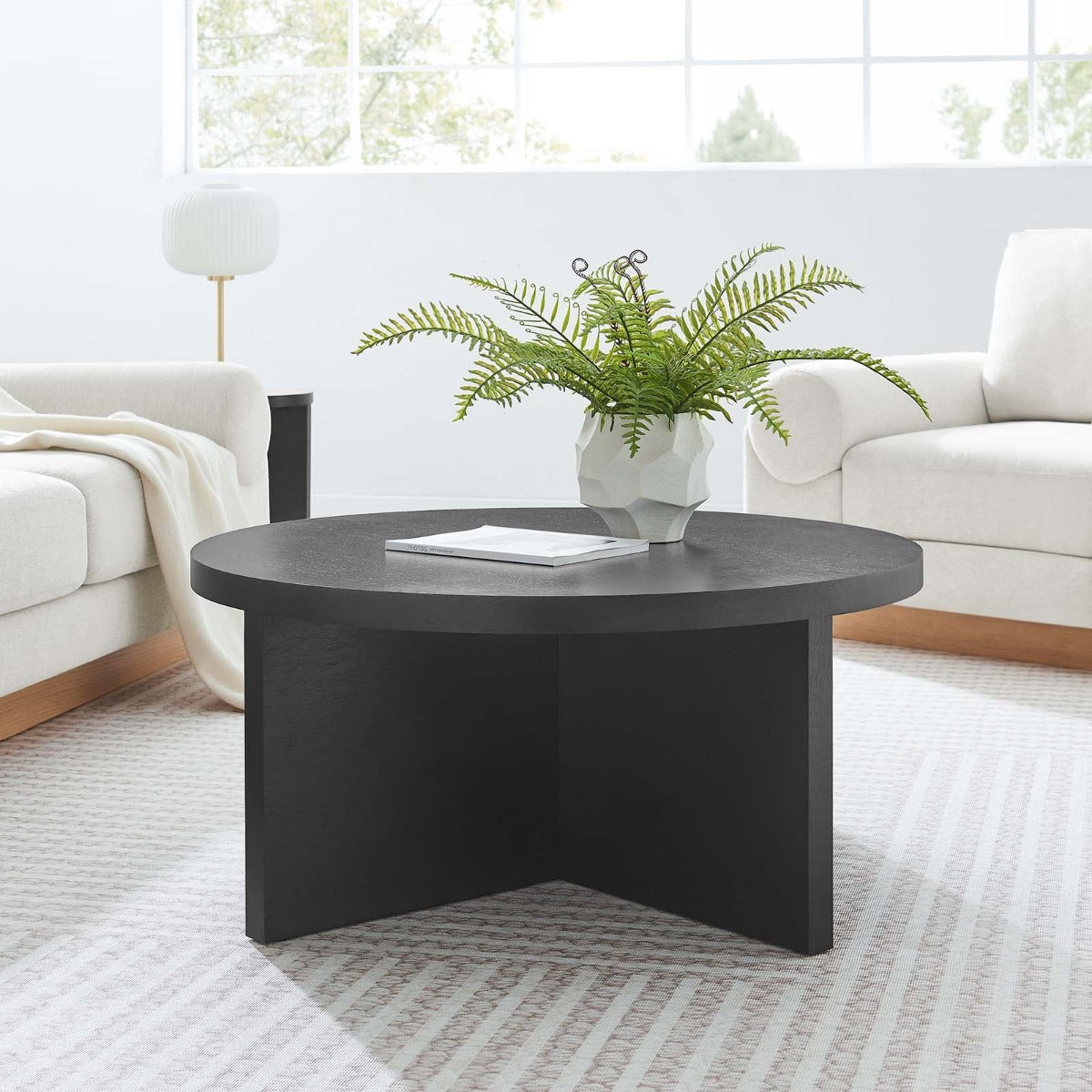 Modway Silas Round Wood Coffee Table