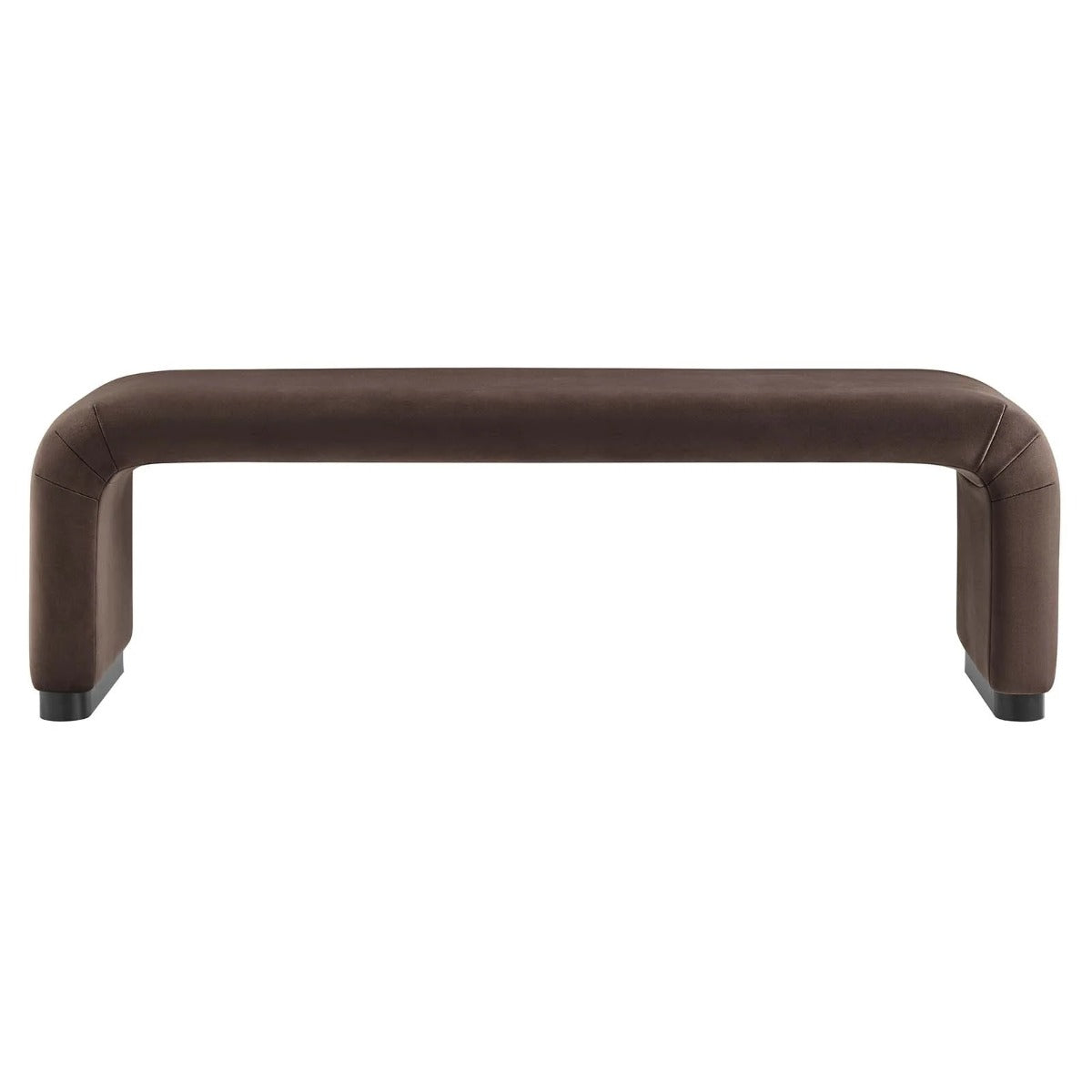 Modway Koda Performance Velvet Waterfall Long Bench