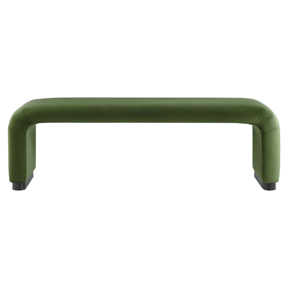 Modway Koda Performance Velvet Waterfall Long Bench
