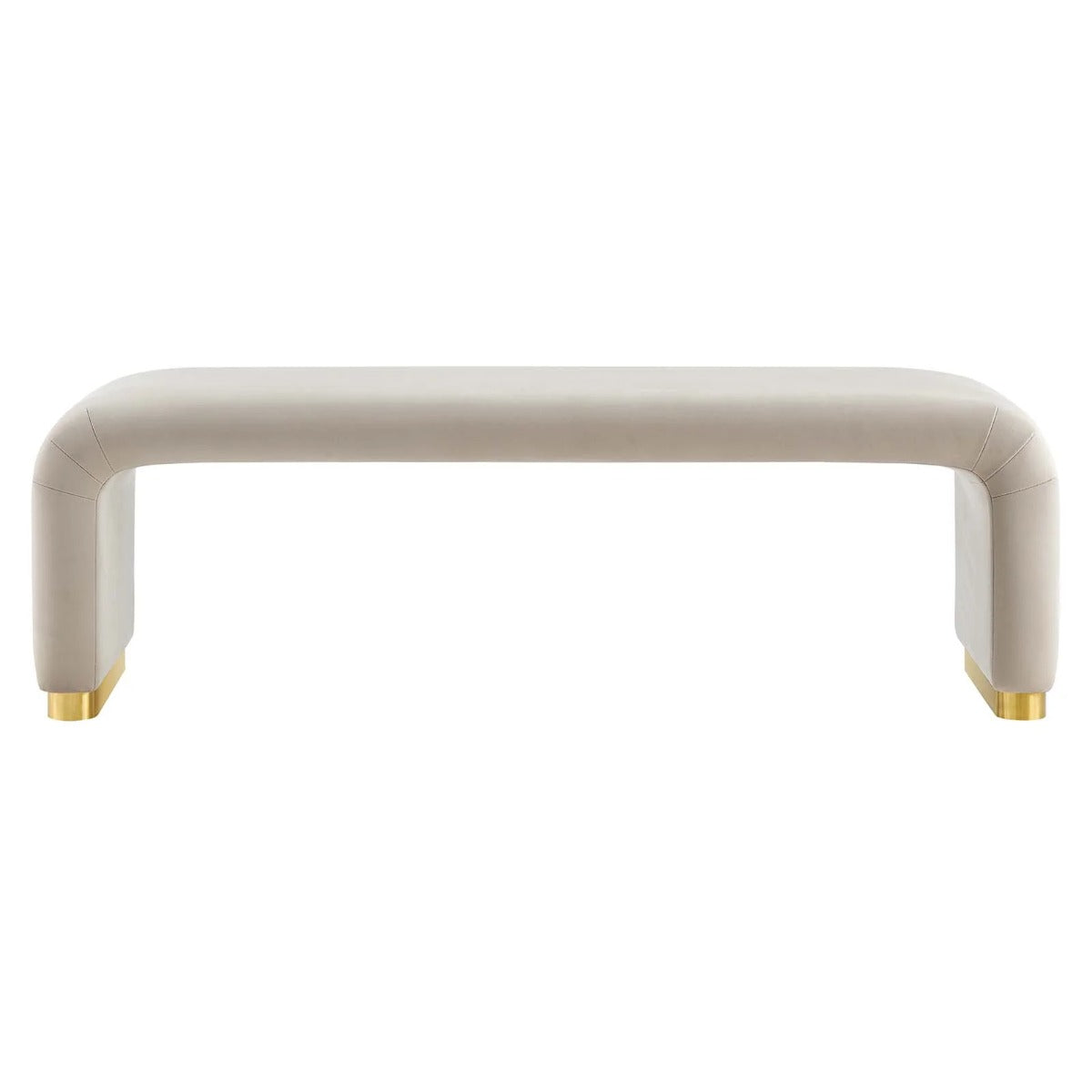 Modway Koda Performance Velvet Waterfall Long Bench