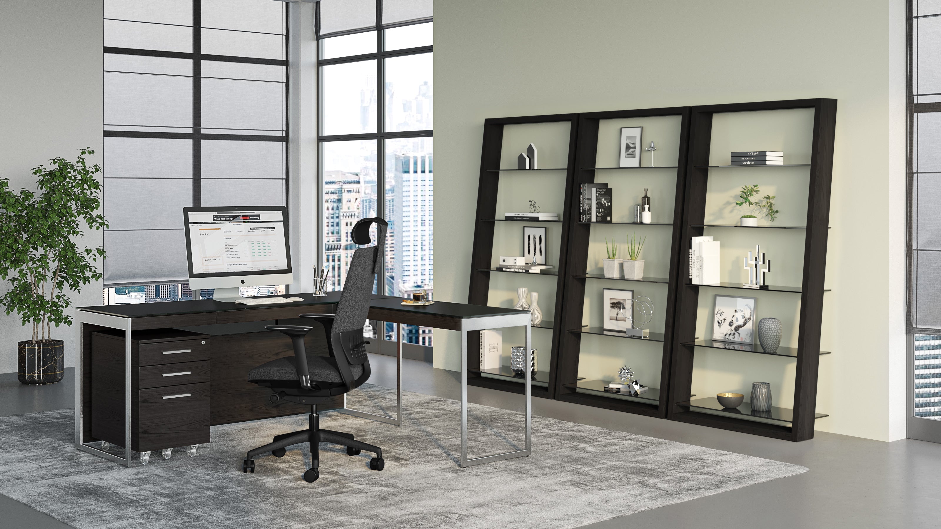 BDI Eileen 5166 Leaning Shelf