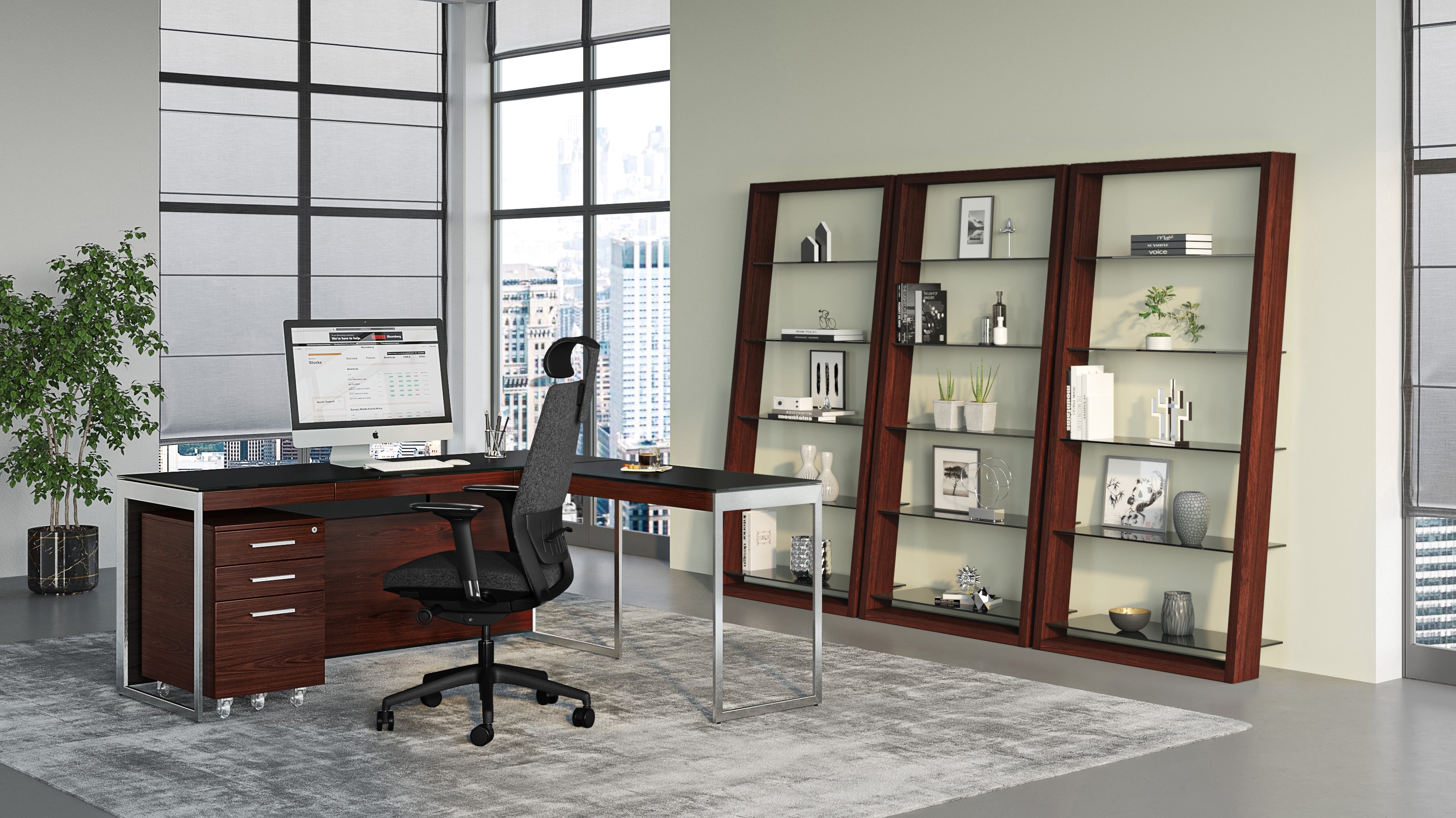 BDI Eileen 5166 Leaning Shelf