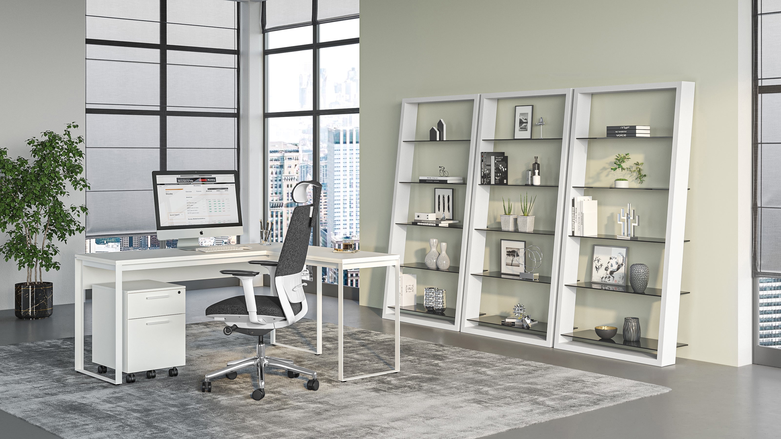 BDI Eileen 5166 Leaning Shelf