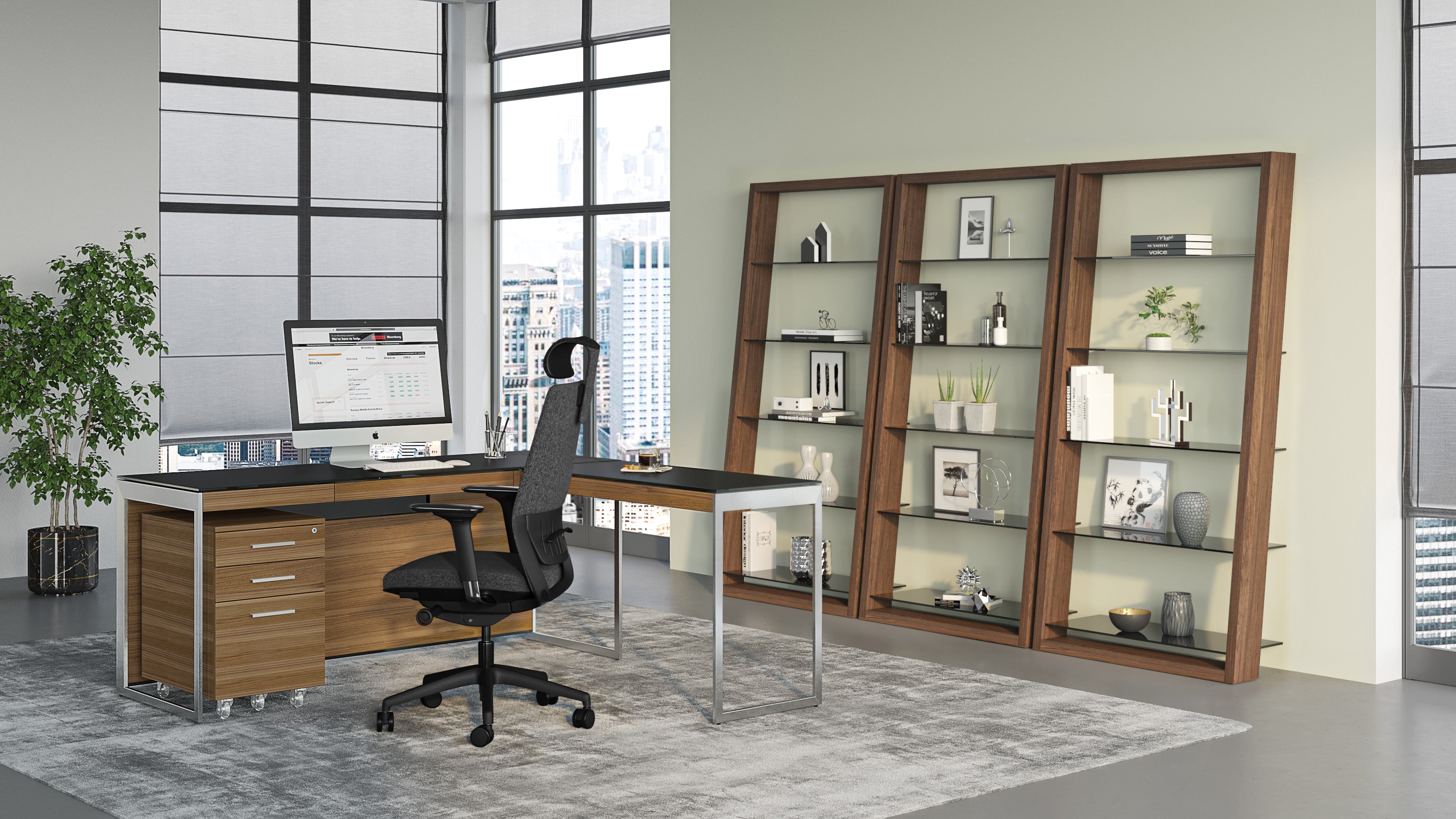 BDI Eileen 5166 Leaning Shelf