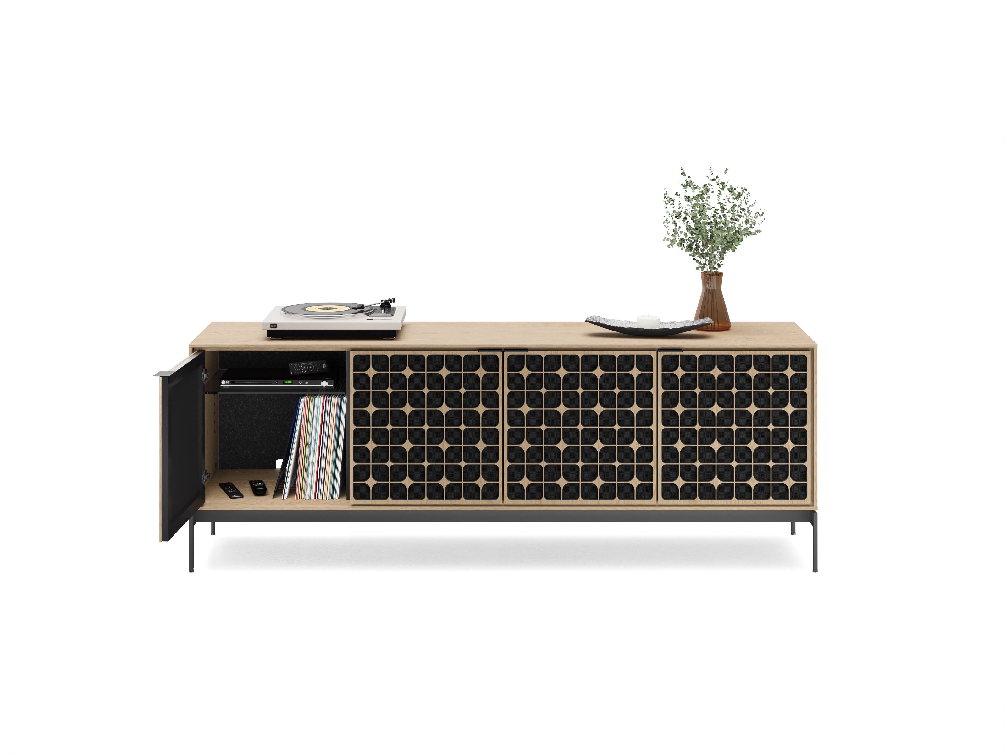 BDI Elements® 8709-CS Media + Storage Console
