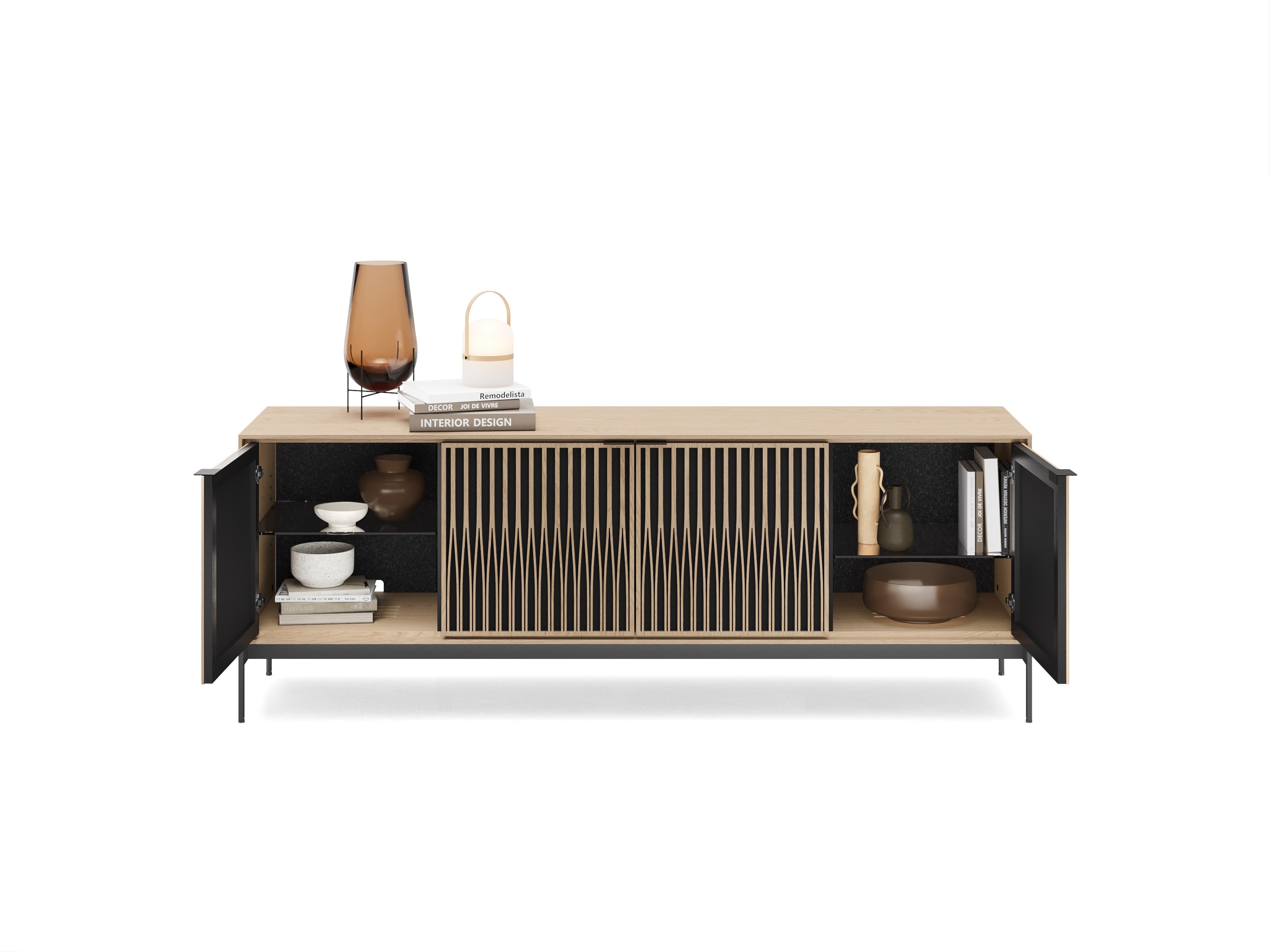 BDI Elements® 8709-TU Media + Storage Console