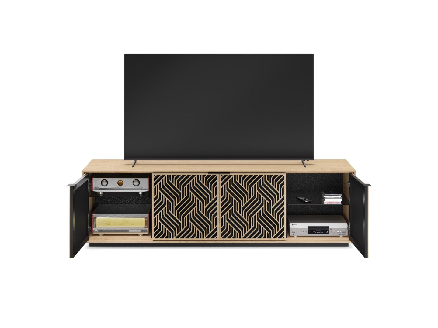 BDI Elements® 8703-WE Media + Storage Cabinet