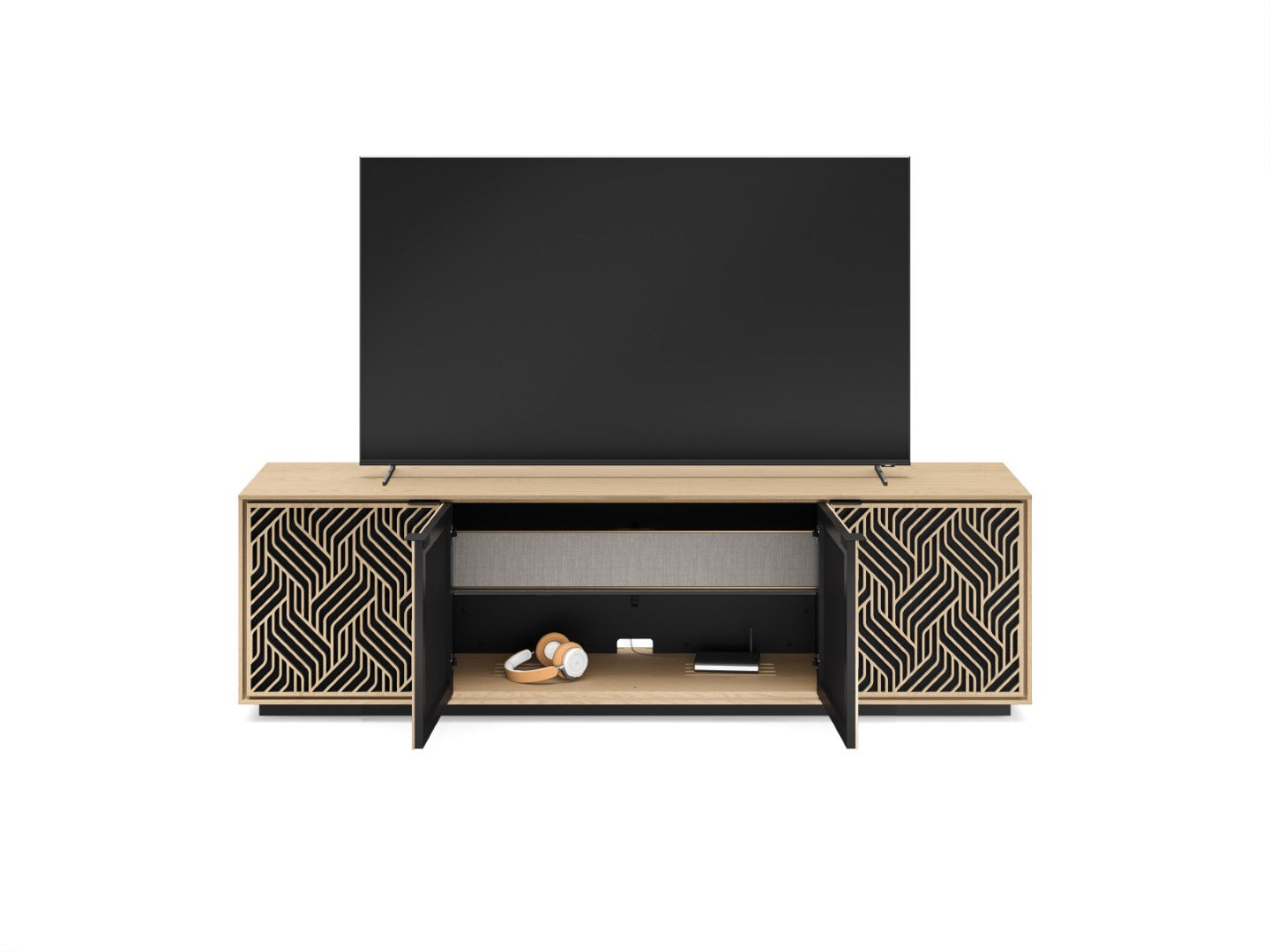 BDI Elements® 8703-WE Media + Storage Cabinet