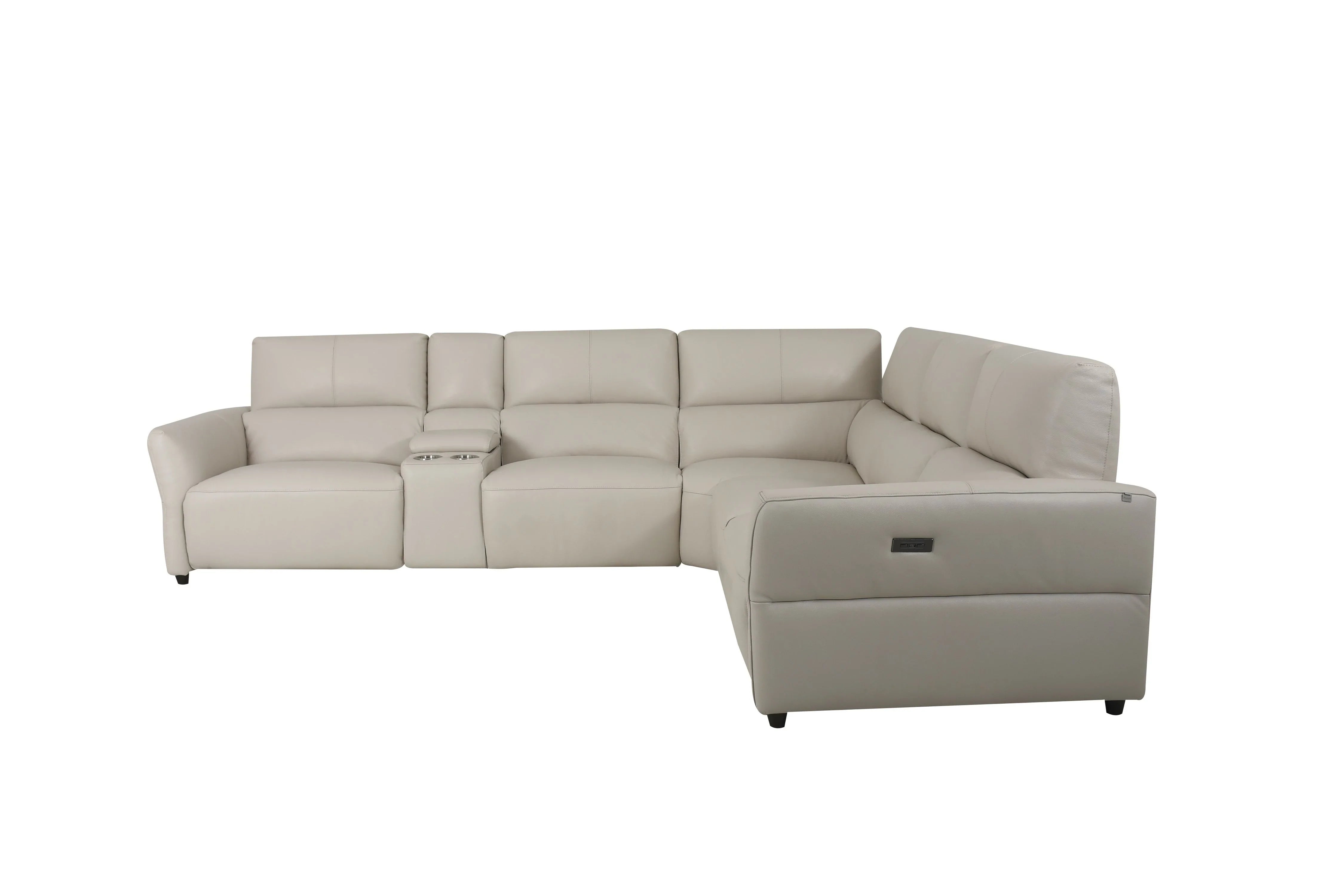 Elys 6 Piece Sectional with Two Recliners