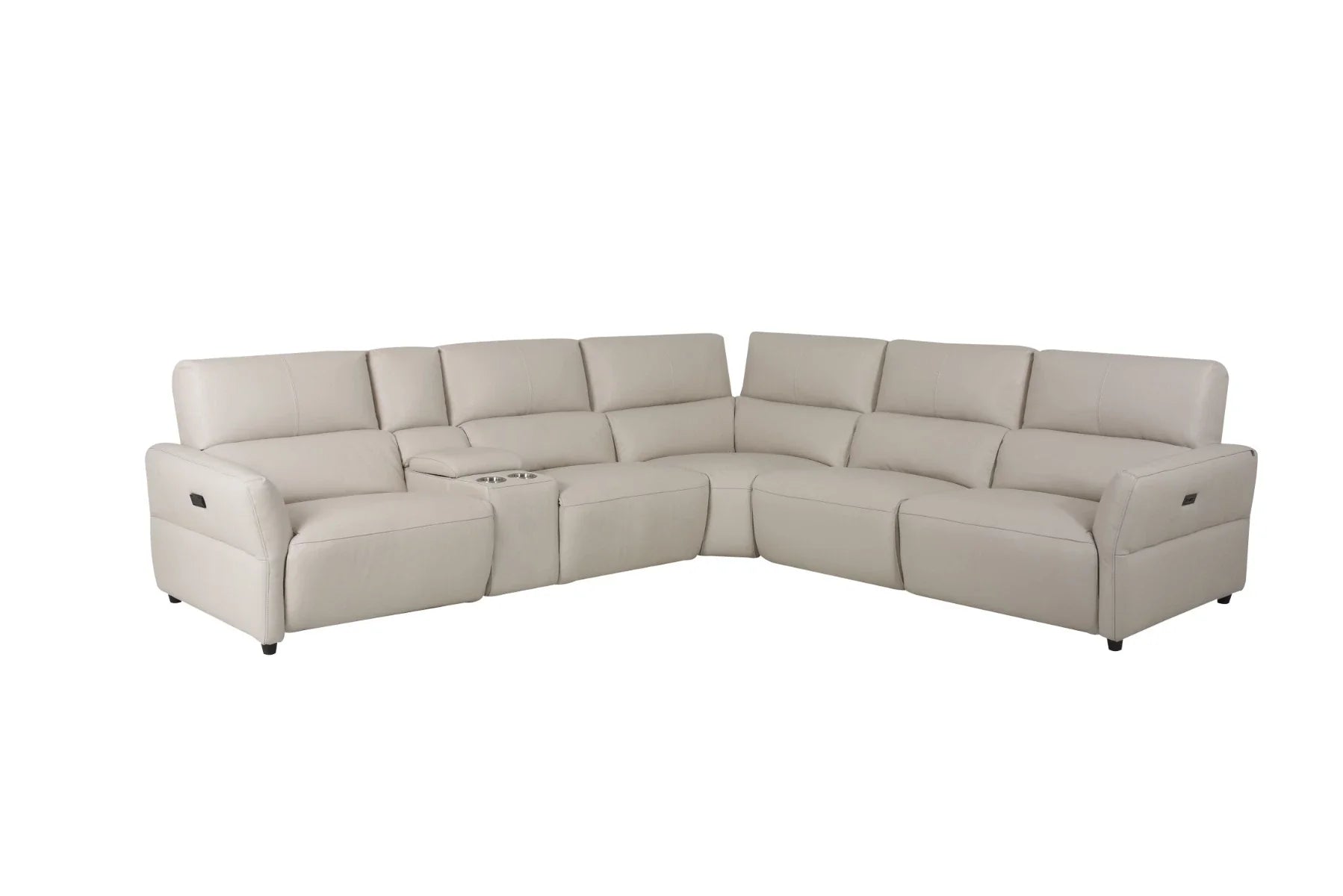 Elys 6 Piece Sectional with Two Recliners