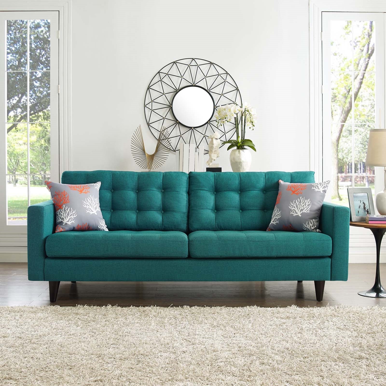 Modway Empress Upholstered Fabric Sofa