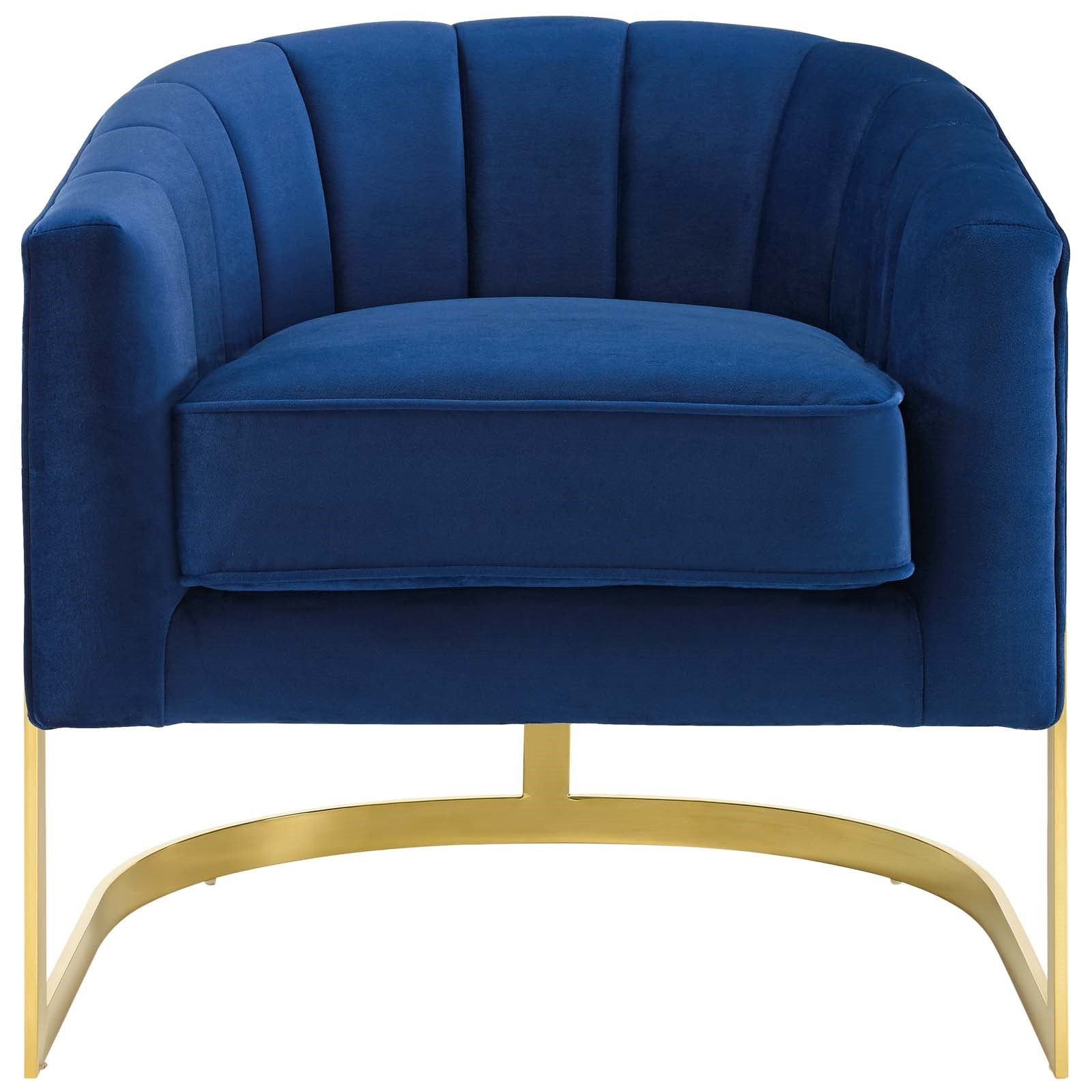 Modway Esteem Accent Armchair Performance Velvet Set of 2
