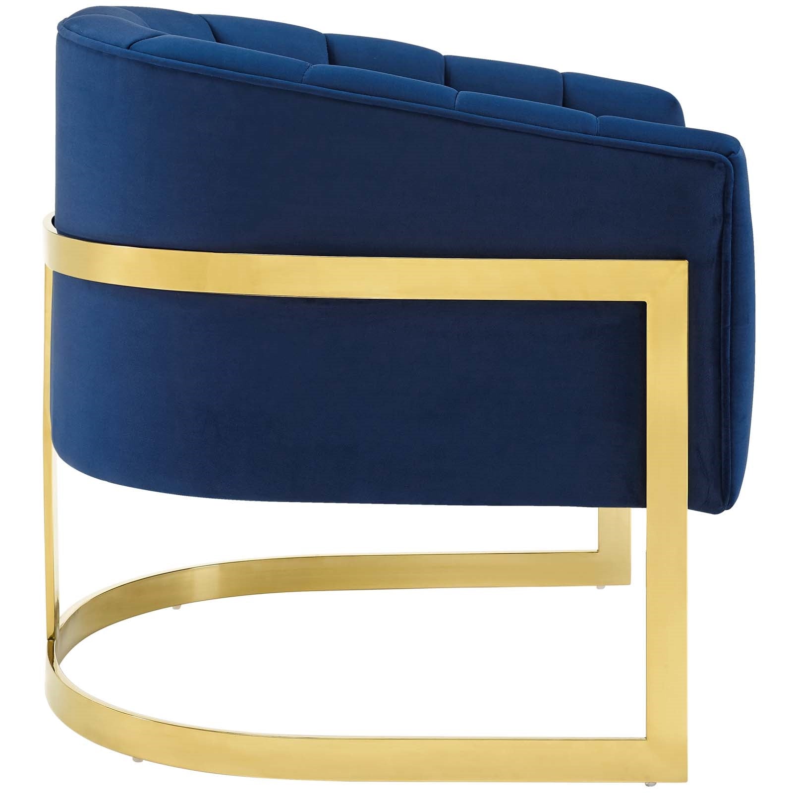 Modway Esteem Accent Armchair Performance Velvet Set of 2