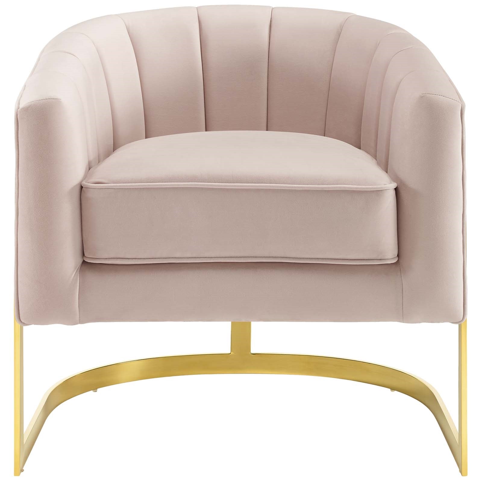 Modway Esteem Accent Armchair Performance Velvet Set of 2